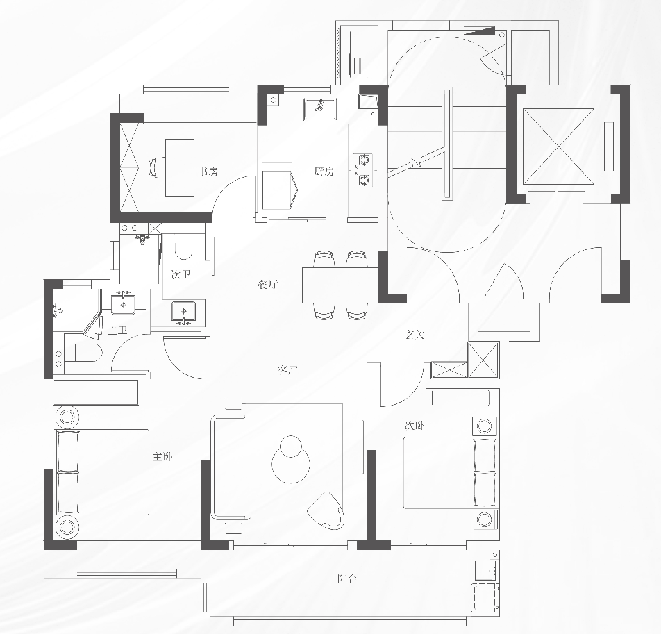 中建翰林雅境3室2厅