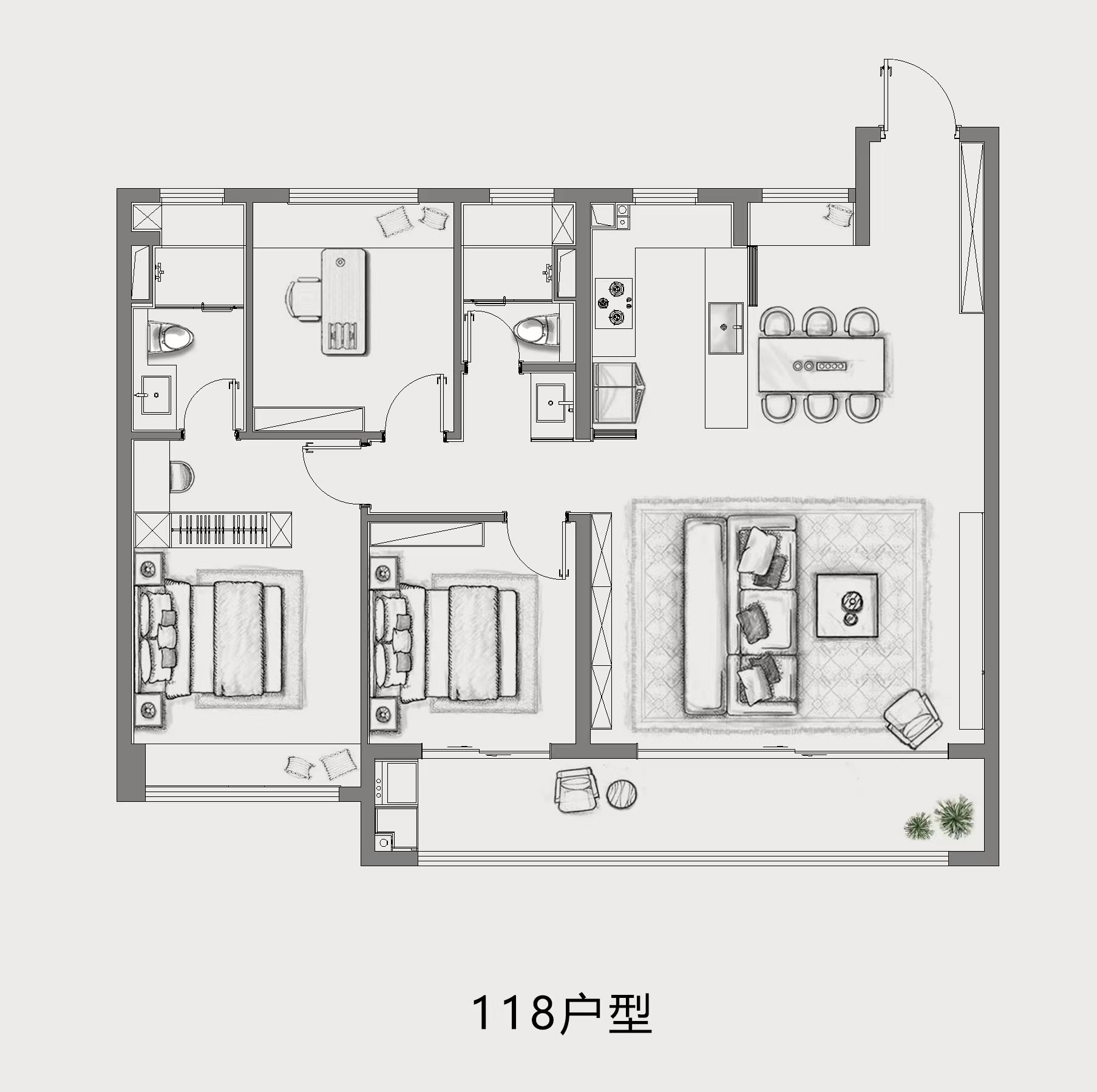 悦著九章3室2厅