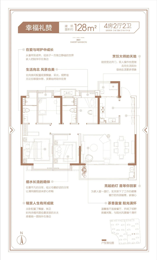 大华南门望府户型图解析